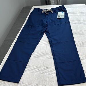 WonderWink Blue Joggers Relaxed Fit Track Pants